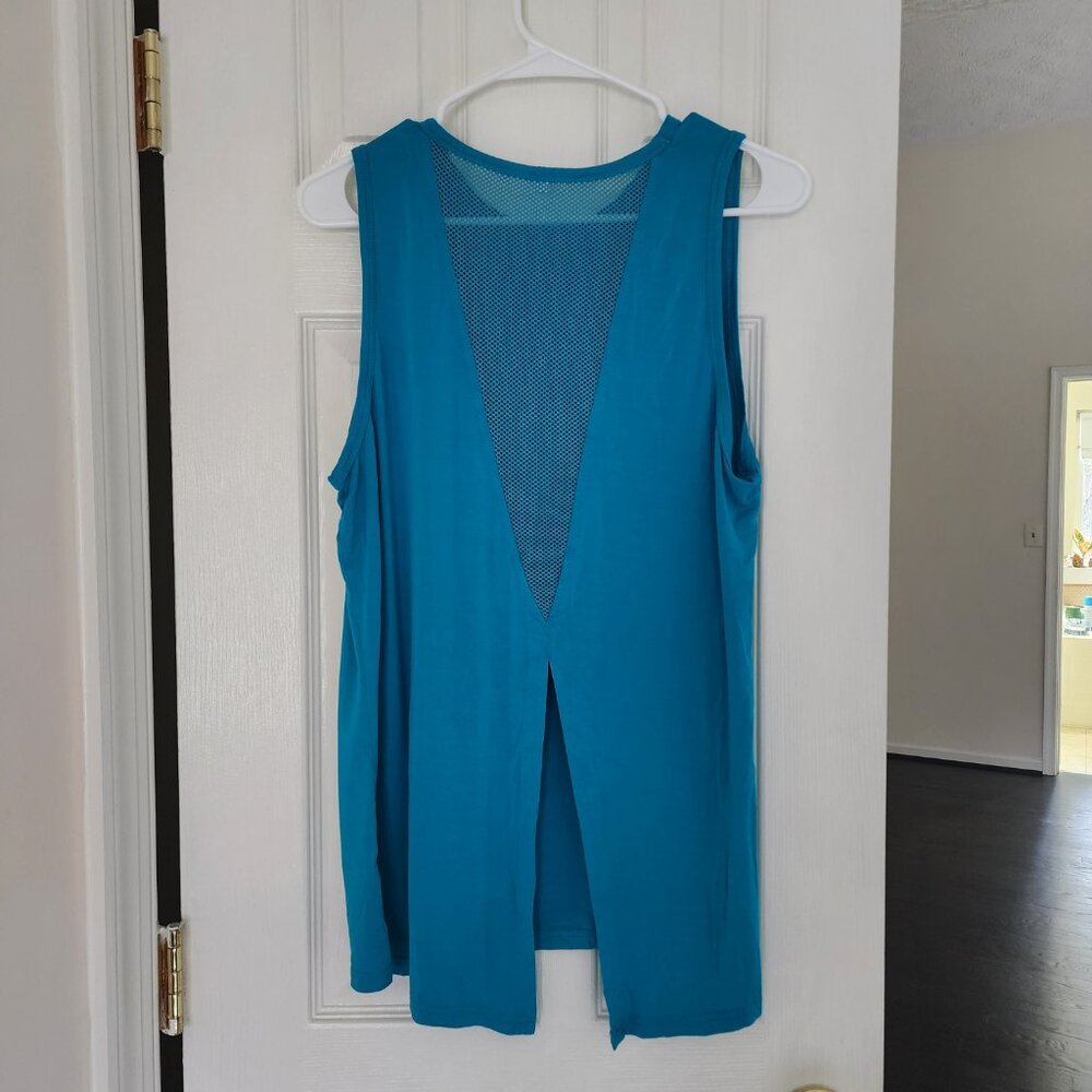 Teal Yoga Tank Top | XL - Picture 3 of 6